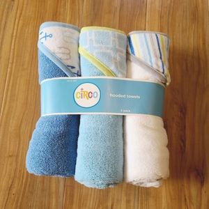 Circo, hooded towels, 3 pack